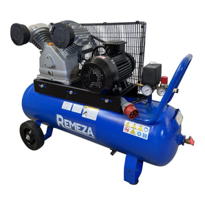 Kolben-Kompressor 5 PS/4,0 kW, fahrbar, 90L Kessel, 10 bar, 690 l/min Ansaugleistung